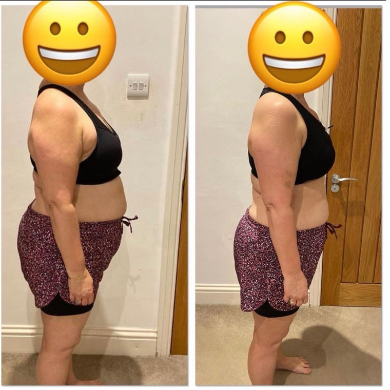 Unity Fitness member transformation 1