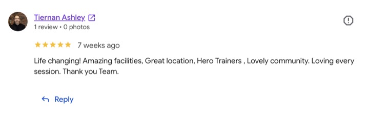 Unity Fitness member review 7